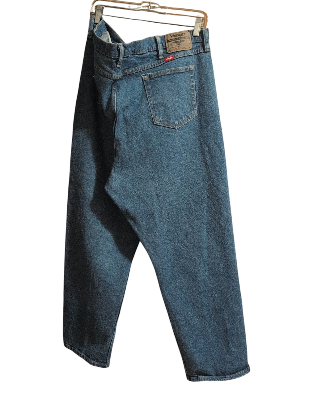 Wrangler Men’s Jeans 46x30 Blue Straight Leg Big & Tall Stretch Denim Pants